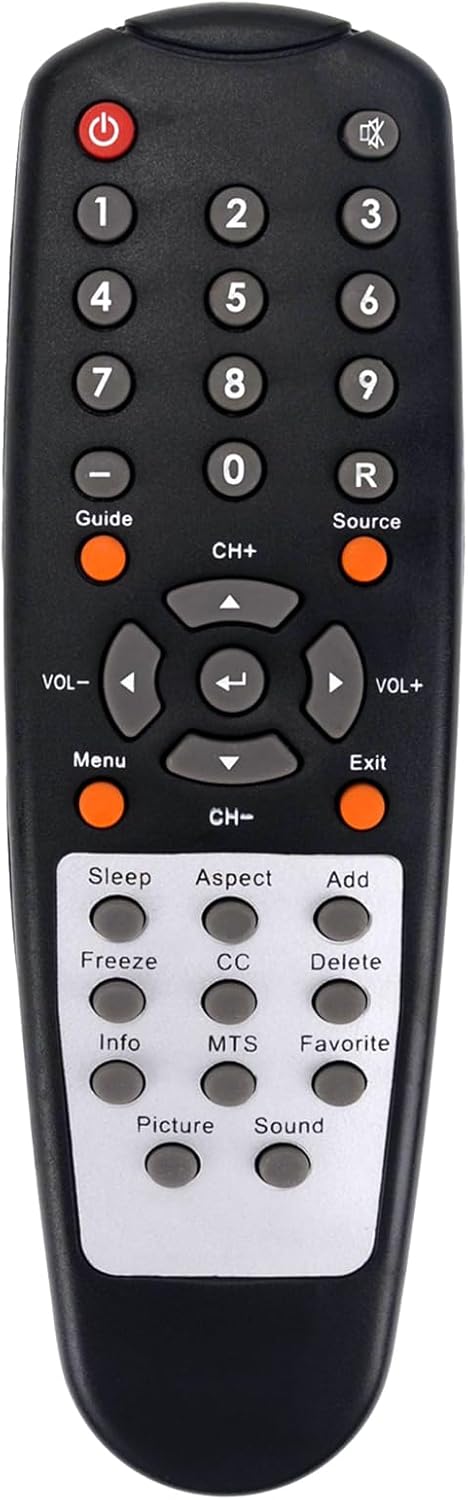 142020079999C Replace Remote Compatible with Sceptre TV Models - X32, X32GV-komodo, X32BV-FullHD, and more