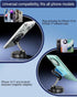 Fclvd 360 108+LBS Magnetic Car Phone Holder, Adjustable Vacuum Dashboard and Windshield Mount Cell Phone Holders
