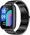 Compatible Stainless Steel Metal Replacement Straps for Wyze Watch 47mm Band, Quick Release for Wyze Watch Smartwatch