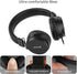 gorsun Kids Headphones - Lightweight Stereo Wired Toddler Headset with Adjustable Headband for Smartphones, Black