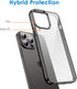 JETech iPhone 13 Pro Max Case 6.7-Inch, Non-Yellowing Shockproof Bumper Cover, Anti-Scratch Clear Back (Black)