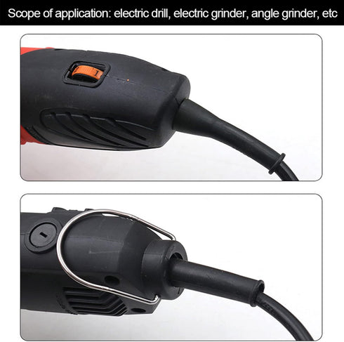 Strain Relief Protector Cable Sleeve for Electric Drill Grinder, Rubber Hose Boot Protector