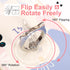 EI Sonador (2 Cat Phone Ring Holder - Clear Cell Phone Ring Holder Transparent Stand Finger Grip Black Cat)
