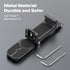 ULANZI Phone Tripod Mount with 2 Cold Shoes & Arca Port, HP004 Metal 360° Smartphone Tripod Adapter for iPhone, Cell