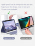 Keyboard Case for iPad Mini 6th Generation - Magnetic Detachable Bluetooth Keyboard Cover with Pencil Charging Holder