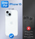 Silverback 15 15 6.1 inch Designed for iPhone Case with Camera Cover, MagSafe-Compatible Case with Built-in Stand