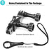 Aluminum Ball gopro Handlebar Mount, 360 Rotation and Lock Any Direction, Shock-Resistant, Compatible with Gopro Hero 8 9 10 11 12, Max, DJI OSMO Action Camera