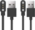 Uaue Smart Watch Charger, Magnetic USB Charging Cable Replacement for Donerton T50S T50H 1.85" Smartwatch (2 Pack)