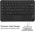 Yoidesu 7 Inch Wireless Keyboard with Touchpad, Mini Bluetooth Touchpad Keyboard, Ultra-Slim Keypad for Tablets, Smartphones, Laptops, Desktop, Computers - Automatic Sleep Design