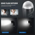 NEEWER Magnetic Dome Diffuser for Round Head Speedlite Flash, Light Modifier for Z2 Z1 Speedlite