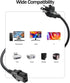 Superer 5 3 ft Prong AC Power Cord Universal Black Power Cable for Monitor, TV, Computer, Printer, PSU, and More