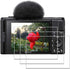 Screen Protector for Sony ZV-1F ZV1F Vlog Camera, 3 Pack Tempered Glass with Easy Installation