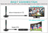 VUELVE 4K 1080P,10ft TV Antenna for Smart TV Indoor Digital Indoor Antennas with Strong Magnetic Base, Long Range
