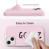GONEZ iPhone 14 Case Silicone, Shockproof Protective Phone Cover with 2X Screen Protector + 2X Camera Lens Protector,