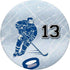 13 Hockey Number Player Design #13, PopSockets Swappable PopGrip