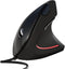 ROCK&ROWN Wired Ergonomic Mouse,Vertical Mouse with Nylon-Braided Cable,6 Buttons,6400 Adjustable DPI,Silent Mouse for