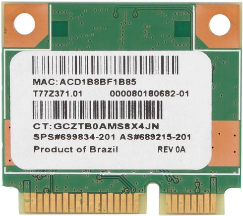 ASHATA Mini Network Card, 2.4G Bluetooth 3.0 Wireless PCI-e Network Card, RT3290 Wi-Fi Adapter, Support 802.11N up to