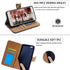 Case for Galaxy S10e, Green Circular Mandala Wallet Flip Folio Leather Cover with Credit Card Holder for Samsung