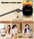SIORGDMN Overhead phone stand for Video Recording on desk,Adjustable Smartphones holder,Articulating Arm Stand