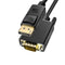 Danfetsoy Displayport to VGA Cable 6FT, Displayport to VGA Adapter Male to