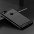 Asuwish Compatible Google Pixel 2 Case, Tempered Glass Screen Protector, Soft Silicone Cover, Carbon Fiber Navy