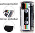 Case for Galaxy S20 with Reinforced Corners, TPU Soft Bumper Retro Cassette Tape Case Compatible with Samsung Galaxy S20