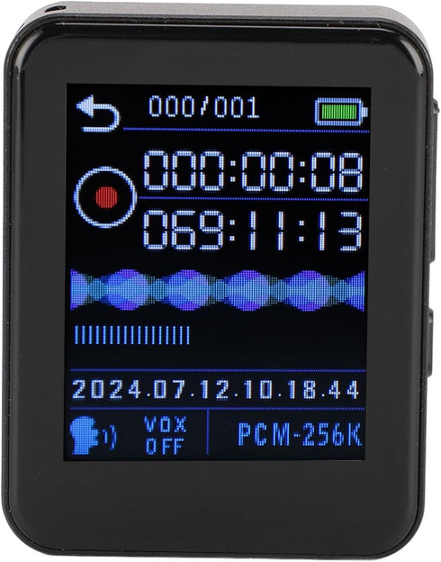 Sanpyl Voice Recorder, MP3 Player, Voice Recording Device, Activated Recording Device, Activated Noise
