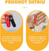 jojofuny 3pcs Set Sim Card Remover Tool with Silicone Protective Case, Phone Chip Removal Needle Pin Keychain