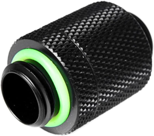 Barrow D-Plug Fitting, G1/4" Male to Male, 20mm, Black