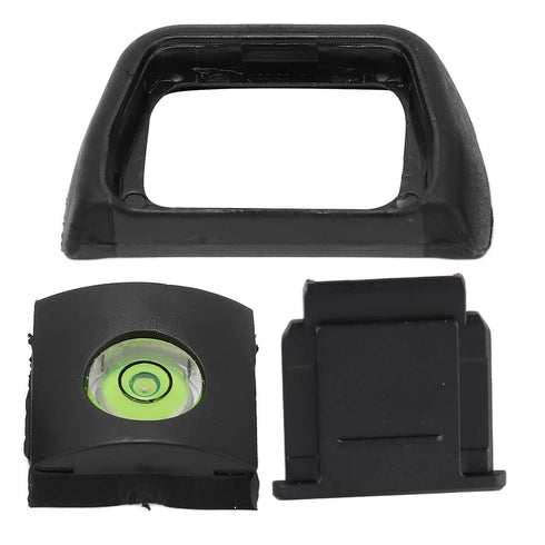 ZTTW Camera Eyecup Viewfinder Eye Cup Cold Shoe Cover Set with Level Device
