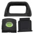 ZTTW Camera Eyecup Viewfinder Eye Cup Cold Shoe Cover Set with Level Device