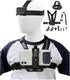 Phone Chest Mount Harness & Head Strap for All iPhones - Hands-Free POV/VLOG - Water-resistant Accessories Kit for