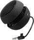 WAONIQ 3.5mm MP3 Mini Portable Speaker Strong Built-in Battery for Mobile Phones PC Laptop (Black)