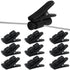 Bonsicoky 10 Pack Headphone Wire Clips - Durable Earphone Cable Clamp Hooks for