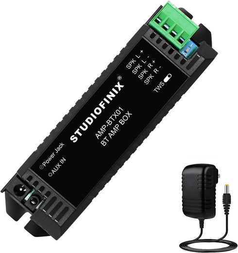 STUDIOFINIX STUODIOFINIX 2-Channel Mini 5.1 Bluetooth Amplifier for Passive Speakers with TWS,AUX,Replacement Part,Suitable