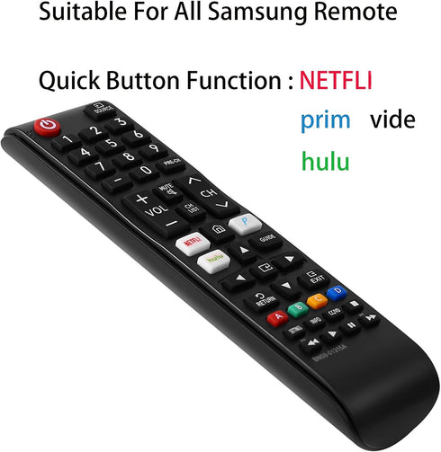 Universal Remote Control for All Samsung TVs, Compatible with LCD LED HDTV 3D Smart Models