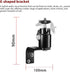 T Shape Wall Ceiling Mount for Ring Light with Detachable Ball Head, 1/4" Screw, Max Load: 4.4lb/2kg