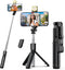 Aourxiv Selfie Stick Tripod with Light, Retractable Selfie Stick Tripod with Wireless Remote