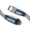ANDTOBO USB C to Optical Audio Cable4.1FT Braided USB C Cable Fiber