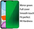 2 Pack Anti-Blue Privacy Tempered Glass for iPhone 11/XR, 6.1 inch, Anti-Spy Screen Protector, 9H Hardness (Green)