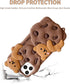 SGVAHY Case for iPhone 11 Pro Max with Strap Lanyard Keychain, Cute Bear Cookie Kawaii Soft Silicone Protective Cover