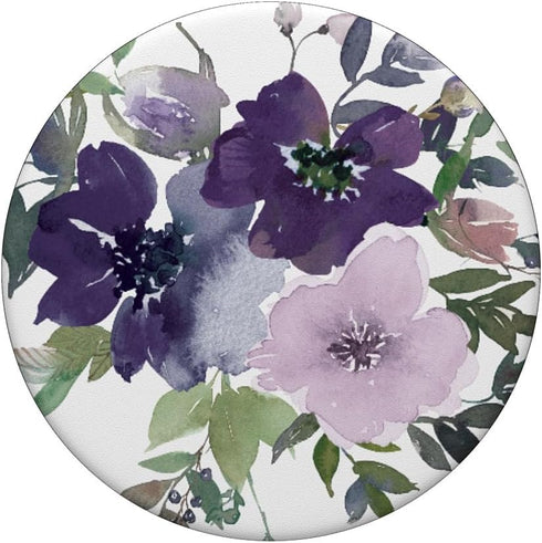 Floral Flower Purple Lavender Flowers PopSockets Standard PopGrip