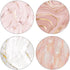 4 Pack Phone Grip, Finger Expanding Kickstand Holder for Smartphone - Pink White Rose Gold Marble