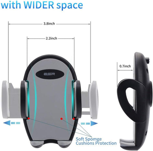 Windshield Car Phone Mount, Universal Cell Phone Holder with Long Arm for iPhone and Samsung Galaxy (20inch)