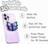 WingHolders 3D Cute Butterfly Phone Grip Socket Foldable Rotating Phone Holder with Fold-Style Finger Grip for iPhone