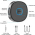 Bluetooth Aux Receiver, Portable 3.5mm Aux Car Adapter, Bluetooth 5.0 Wireless Audio Receiver for Car/Home Stereo/Wired Headphones/Speaker, 16H Battery Life