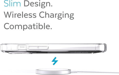 Speck 13 iPhone Mini Case - Drop Protection, Wireless Charging Compatible, Clear, Antimicrobial
