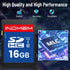 elecacc 16GB (3 Pack), C10 U1 10 4K SD Card SDHC UHS-I Memory Cards Class High-Speed Full HD Video Compatible