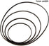 The Only One 56Pcs Set Cassette Repair,40-120mm(Black,1mm Recorder Rubber Belts-Rubber Drive Belt Premium for DVD, CD