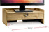 Excello Global Products Wooden Monitor Stand with Drawer for Desktop Organization of Notebooks, Pens, and Office